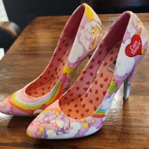 Care Bears Pink High Heels with Playful Design Iron Fist Size 9
